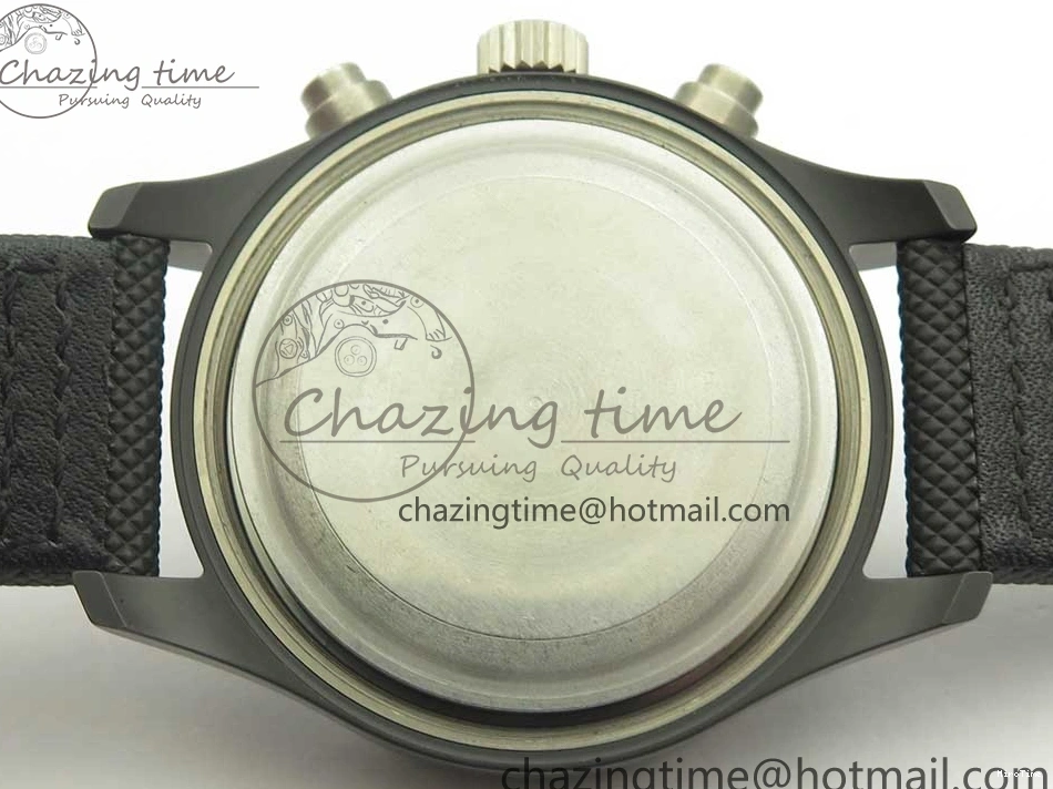 MIROTIME 1231 Modern PILOT IW389001 ZF 1:1 Best Edition Ceramic Case Black Dial on Nylon Strap A7750 (Same Function As Genuine) 7158